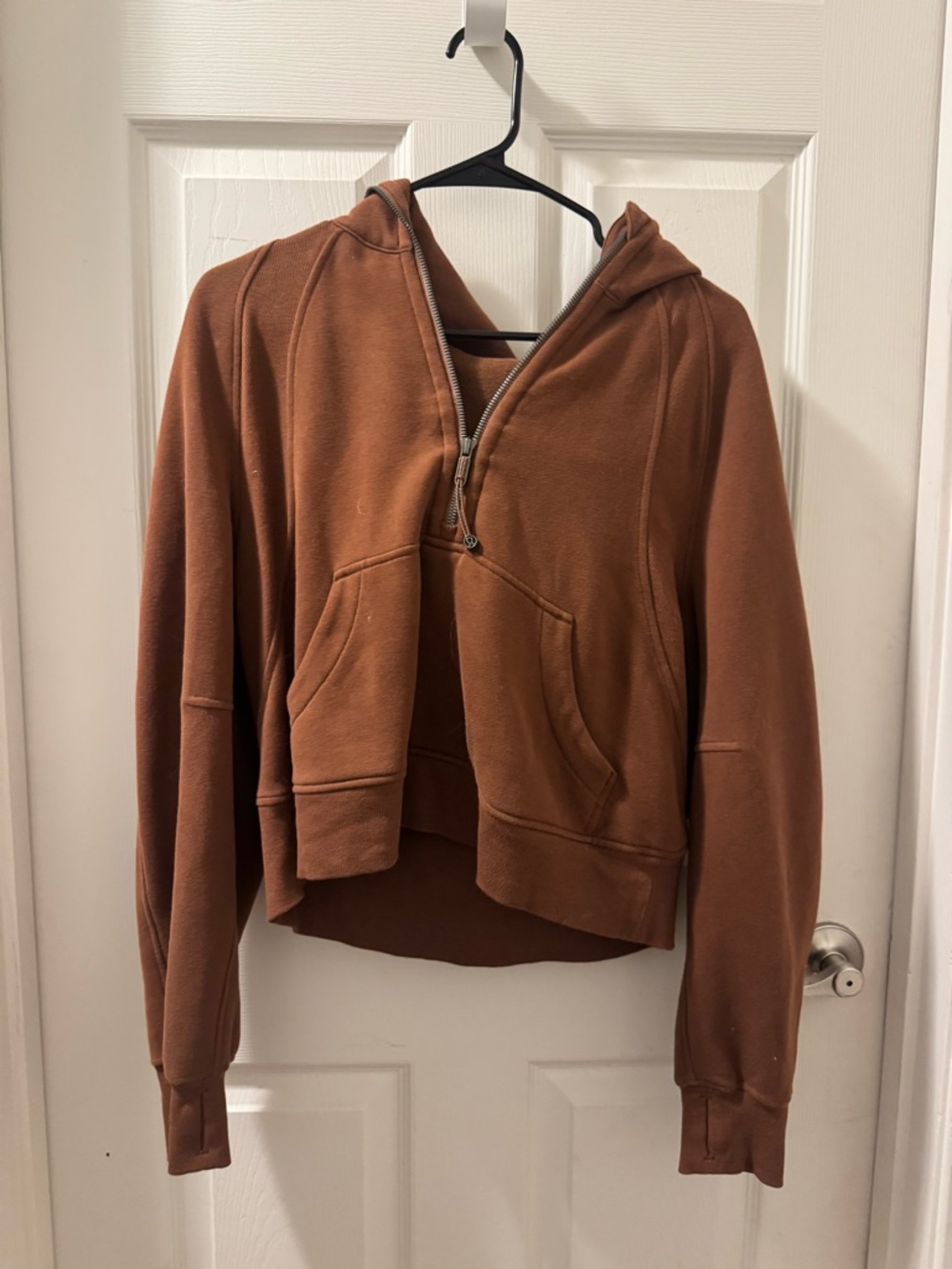 lululemon athletica Brown Half-Zip scuba